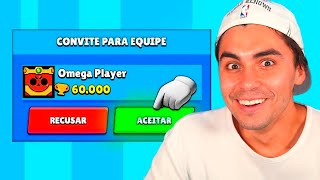 O jogador de 60 mil troféus me convidou pra equipe