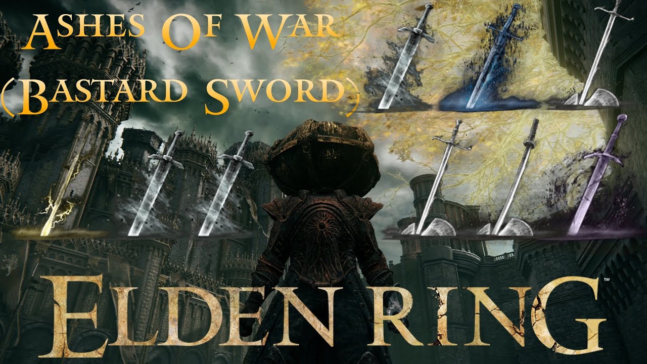 Elden Ring CNT Ashes Of War (Bastard Sword) YouTube