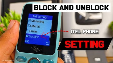 itel Blacklist Setting ( Number Block And Unblock ) #itel #blacklist