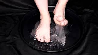 Feet ASMR with Clear Slime