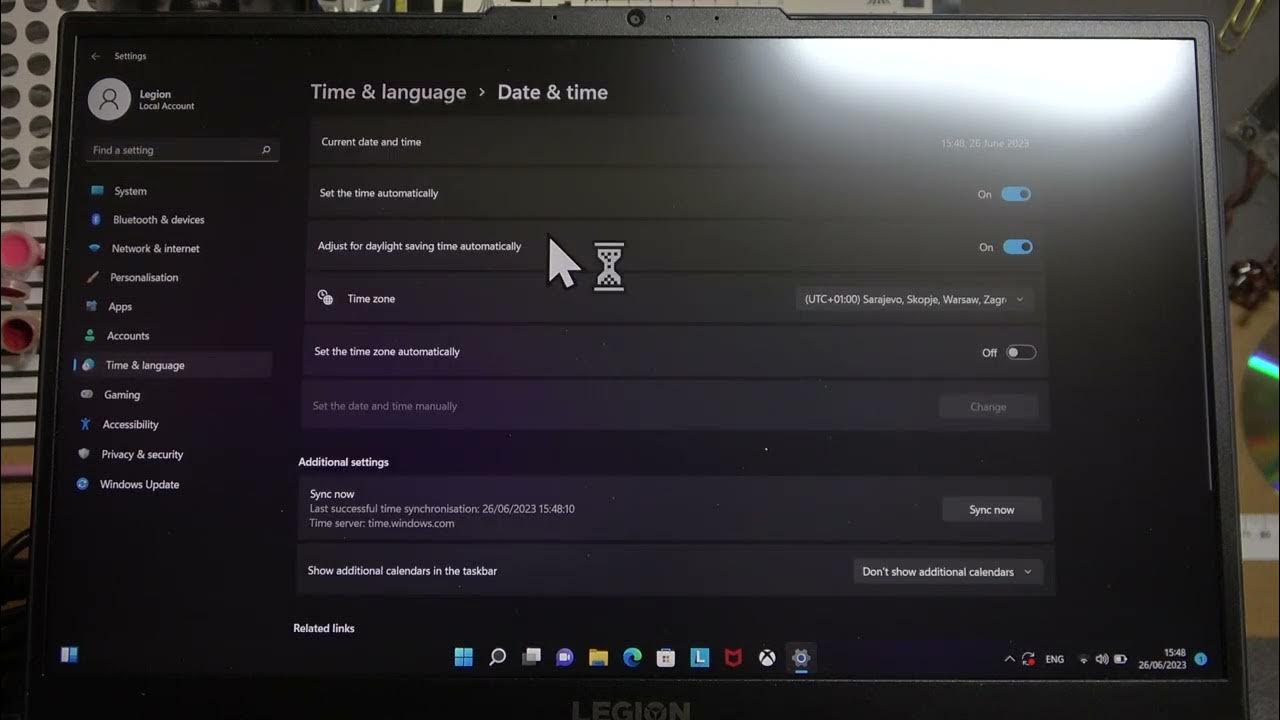 how-to-manually-change-date-time-on-lenovo-legion-laptop-youtube