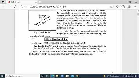 Electromagnetics 1 (ELE3001) - Tutorial 1 - Continuation from Lecture 1