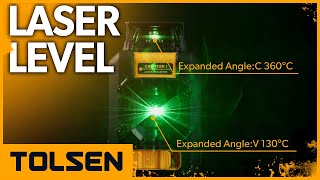 TOLSEN Self-leveling Laser Level 360° Horizontal Cross-line Laser Level screenshot 2