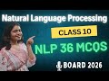 Natural Language Processing Class 10 AI Code 417 | NLP MCQ Questions &amp; Answers | CBSE AI
