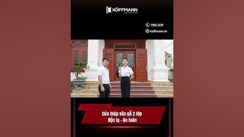 Cửa thép vân gỗ Koffmann
