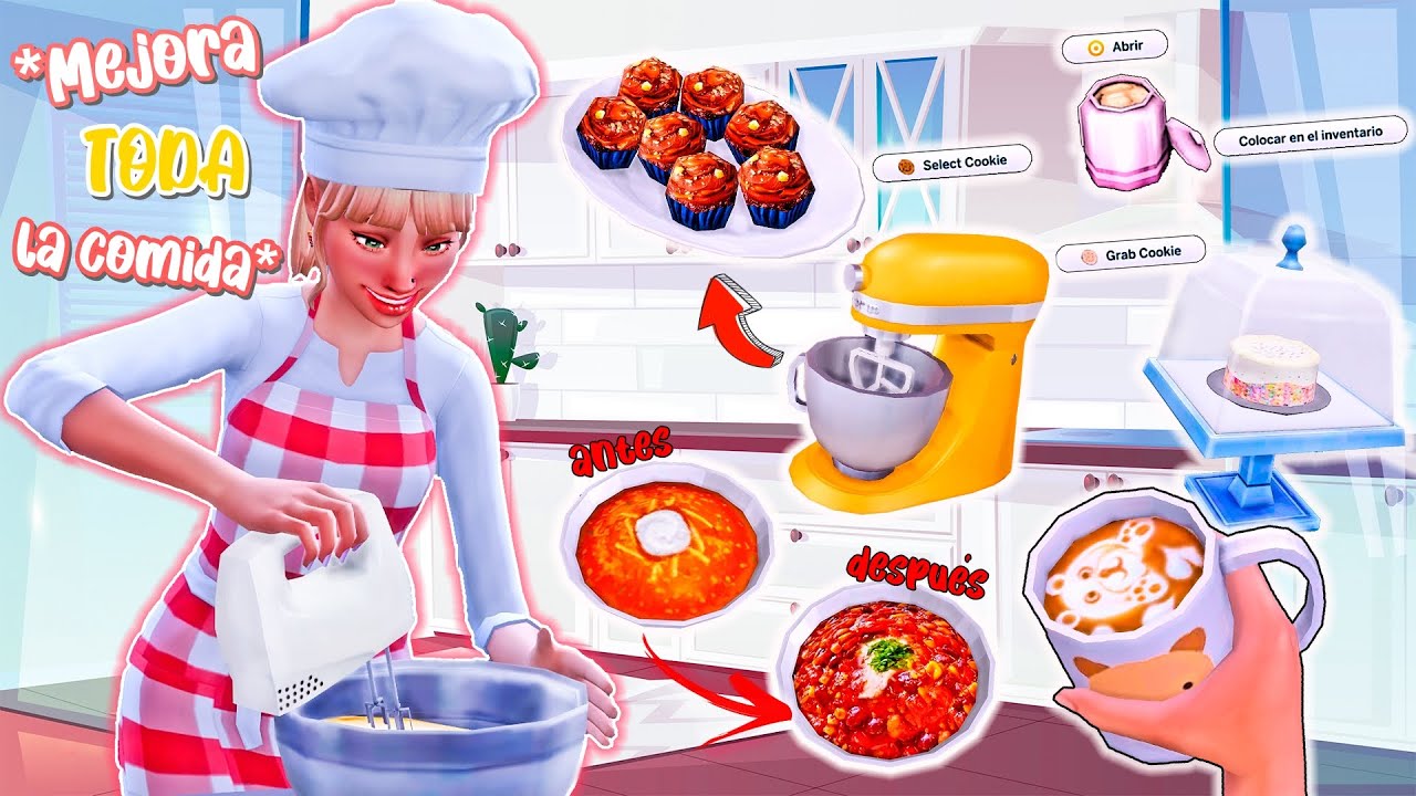 ¡¡¡Los MEJORES MINI MODS para ser un cocinillas!!!👩‍🍳🥧 / Los Sims 4. / Mod Review.