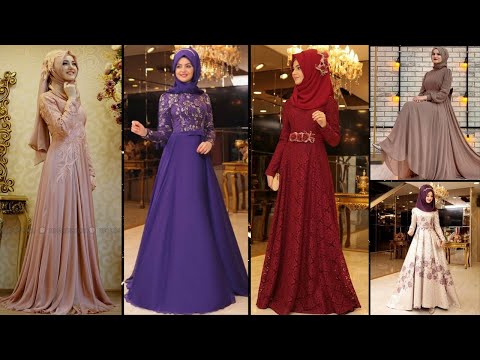 Party wear Long maxi frock & muslim Hijab dress ll Unique Hijab style new clothing for women fashion