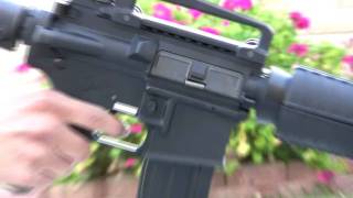 Modified G&G GR-16 airsoft M4 aeg with 11.1v lipo battery www.onpointairsoft.com