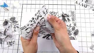 Card Making: What To Make With Collage Paper!! #tissuepaper (1004)