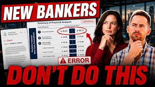 STOP Making These Mistakes In Your First Year of Investment Banking