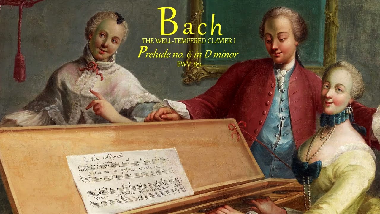 Bach – Prelude in D minor BWV 851 (WTC I) (with score)
