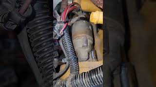 john deere 320D skid steer starter replacement