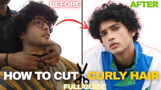 Barber Explains Everything I How to Get the PERFECT Curly Haircut