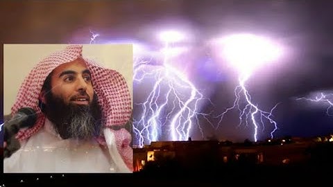 من اجمل التلاوات مع صوت المطر و الرعد و البرق | محمد اللحيدان |