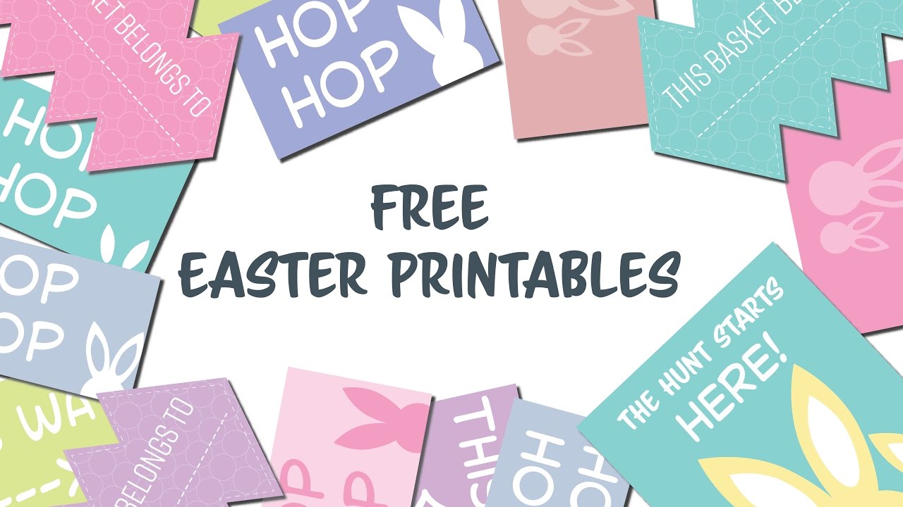 Free Easter Printables! - YouTube