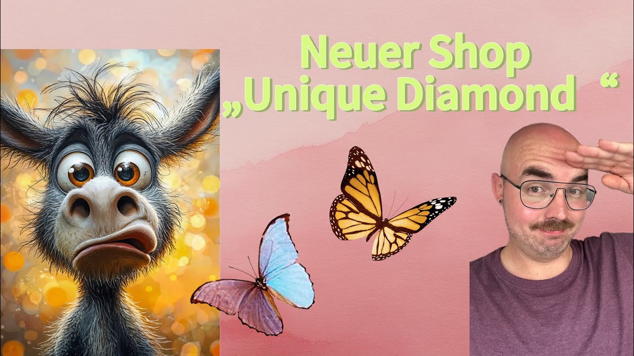 Neuer Shop Diamondpainting Painting - Wir testen Unique Diamond