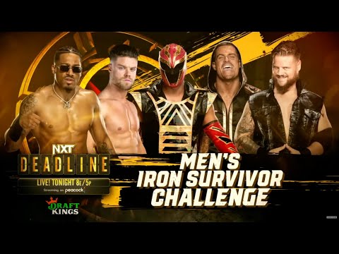 Carmelo Hayes vs. JD McDonagh vs. AXIOM vs. Grayson Waller vs. Joe Gacy |  Iron Survivor Challenge