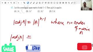 Ncert Exercise4.4 question no17,class 12th boards, Determinants topic, Mathematics @brijeshsirmaths