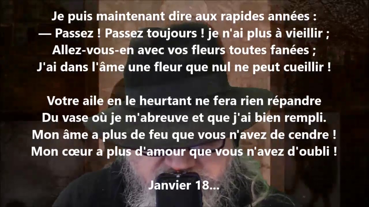 Puisque j'ai mis ma lèvre à ta coupe encor pleine - Victor Hugo lu par