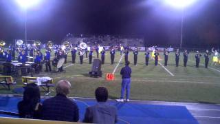 LOLHS Band and Color Guard Half Time Show 10-14-11