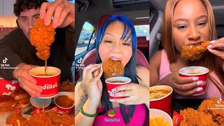 SOME OF THE BEST JOLLIBEE MUKBANGS | TIKTOK COMPILATION 