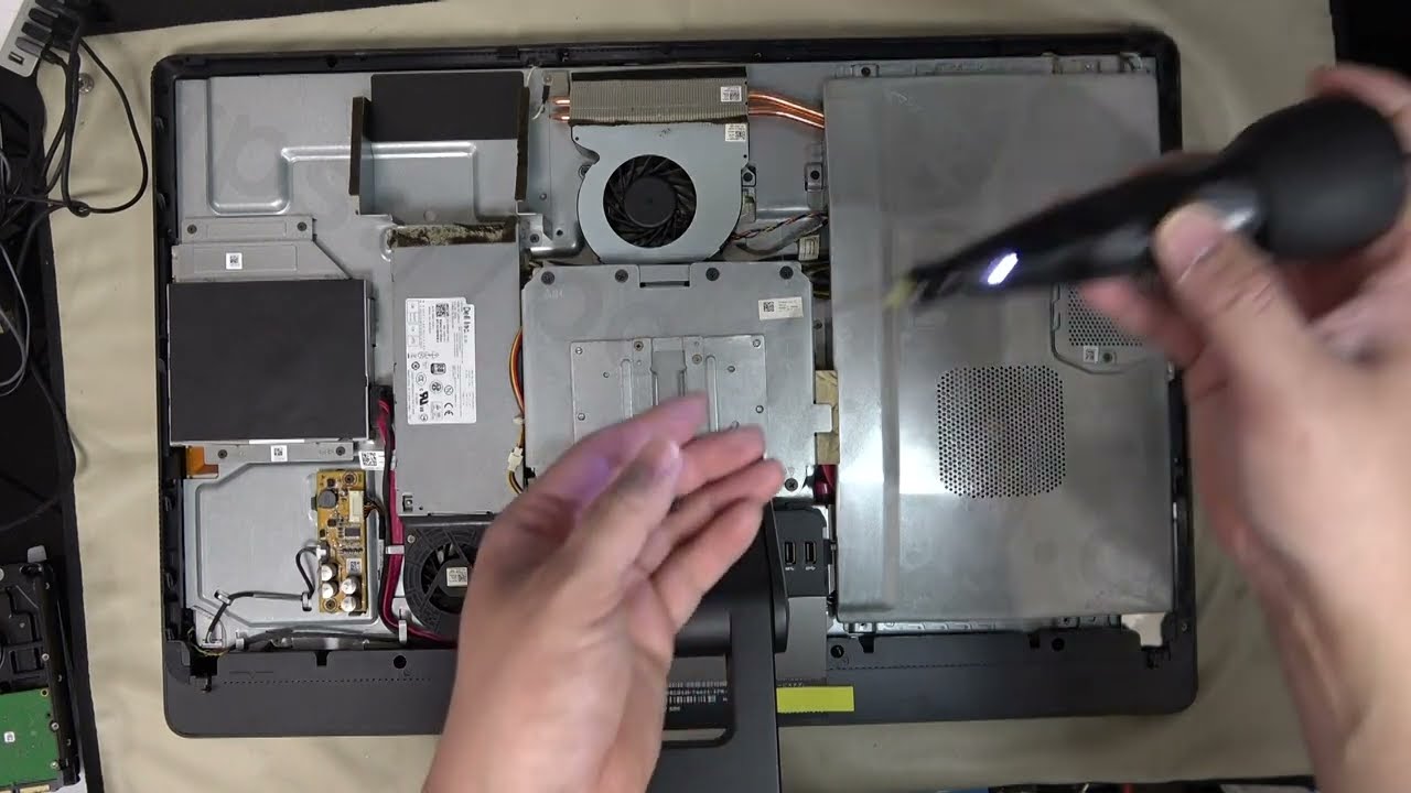 パソコン修理】【DELL XPS ONE 2710】CPU交換 - YouTube