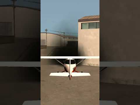 Plane crash in gta sa #gta #gtasanandreas