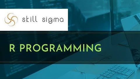 Introduction to R Programming by www.skillsigma.com