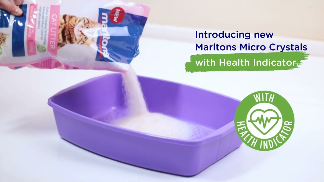 Marltons Micro Crystal Cat Litter with Health Indicator