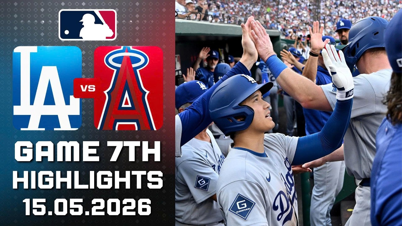 Los Angeles Dodgers Vs Los Angeles Angels Game 7th Highlights May