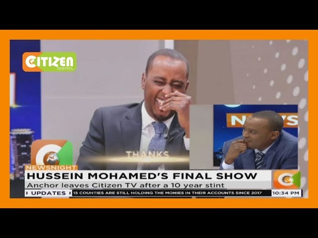 Citizen TV thanks Hussein Mohamed for more than 10 years of 'diligent and dedicated service' class=