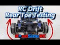 Rc drift tuning best rear toein settings to increase performance