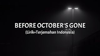 Before Octobers Gone - Cimorelli (Lirik+Terjemahan Indonesia)