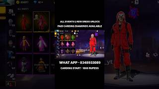 FREE FIRE ALL NEW EVENT &amp; NEW DRESS UNLOCK 🤯🔥 #freefire #freeefirenewevent #freefiremax