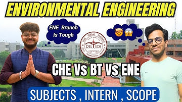 All About Environmental Engineering (DTU) || Placement , Scope