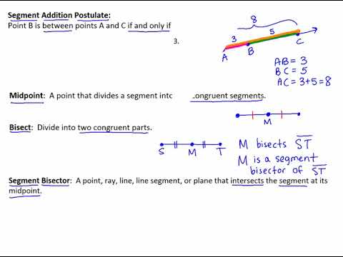 1.1B segment addition postulate