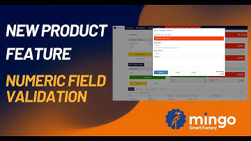 Numeric Field Validation I New Product Feature I Mingo Smart Factory