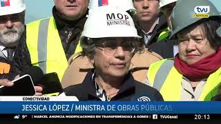 Puente Industrial cuenta con un 50% de avance en su construcción sobre el río Biobío