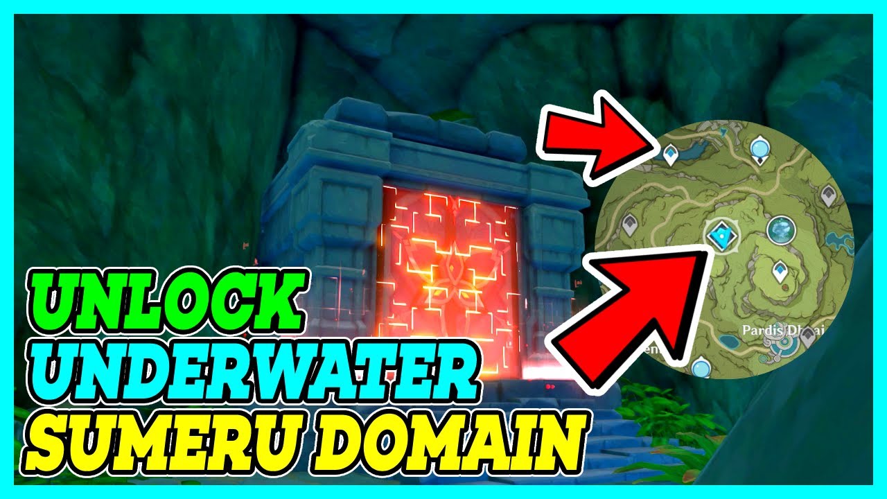 How to Unlock Underwater Teleport Waypoint & Domain in Sumeru [Genshin