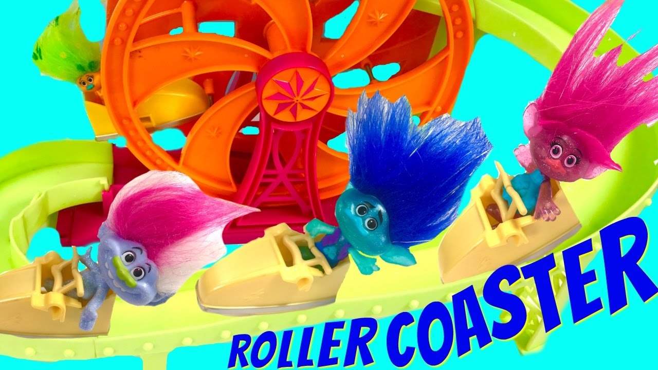 Trolls Movie Poppy Branch Ride Roller Coaster