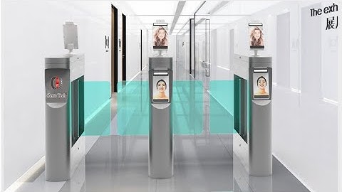 RFID Card Reader Pedestrian Swing Turnstile Barrier Gate Access Control System Brush Motor--Zento