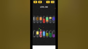 Soda Sort Water Color Puzzle Level 263 Gameplay