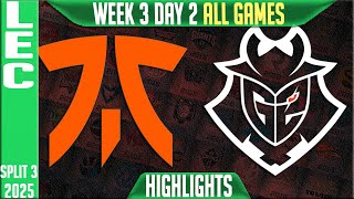 Download Lagu FNC vs G2 ALL GAMES Highlights | LEC W3D2 Split 3 | Fnatic vs G2 Esports MP3 Download Lagu FNC vs G2 ALL GAMES Highlights | LEC W3D2 Split 3 | Fnatic vs G2 Esports MP3