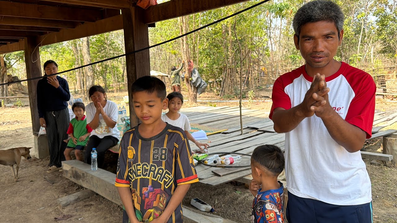 มาถึงบ้าน❌ครอบครัวลูก 8.❌ ขับมอไซค์จนร่างแทบจะพัง