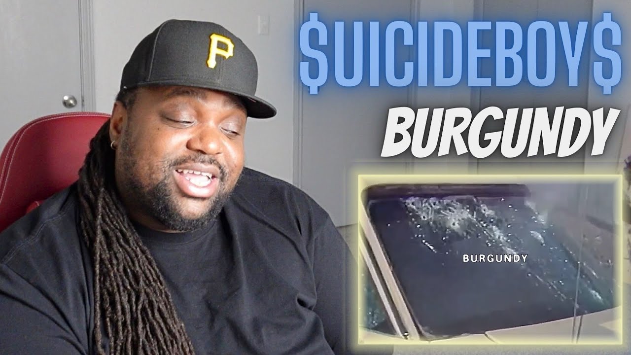 $UICIDEBOY$ - BURGUNDY |  Official Lyrics | (Reaction Video)