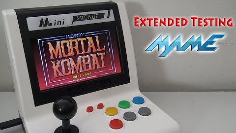 MAME Extented Testing - Pandora DX Mini Console