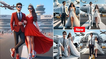 Create 3D Ai Couples Airport🛬 Image Creator 2024 |Couples Airport | Bing Image Creator | Tutorial