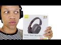 Baseus H1i Bowie Bluetooth 5.3 Wireless Headphones unboxing &amp; review $33 &amp; (MIC TEST)