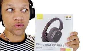 Baseus H1i Bowie Bluetooth 5.3 Wireless Headphones unboxing &amp; review $33 &amp; (MIC TEST)