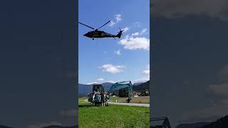 Helicopter delivery in floods 4.8.2023  killed beef cattle